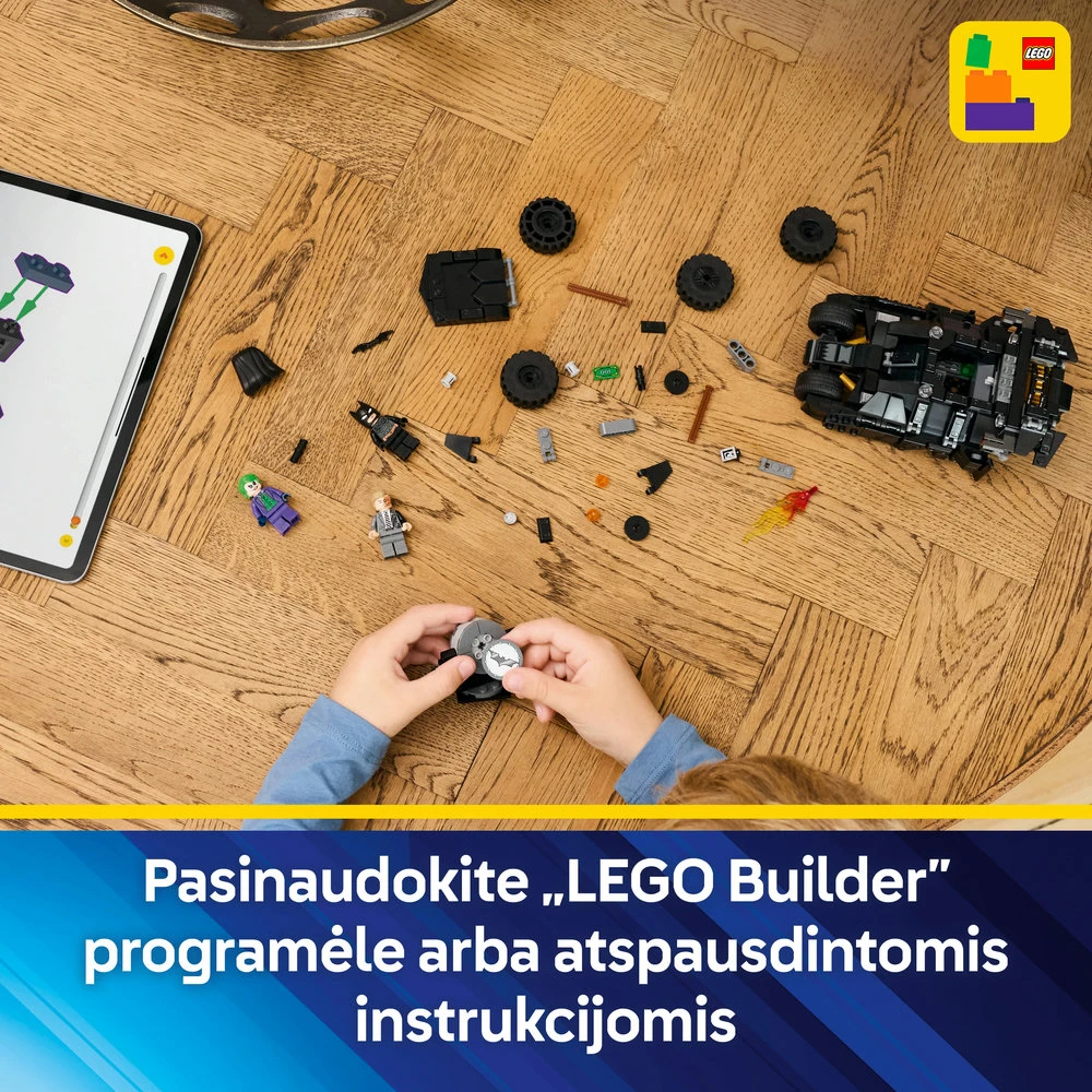 LEGO® DC Batman™ Betmeno „Tumbler“ prieš Dviveidį ir Džokerį (76303)