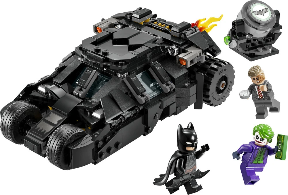 LEGO® DC Batman™ Betmeno „Tumbler“ prieš Dviveidį ir Džokerį (76303)