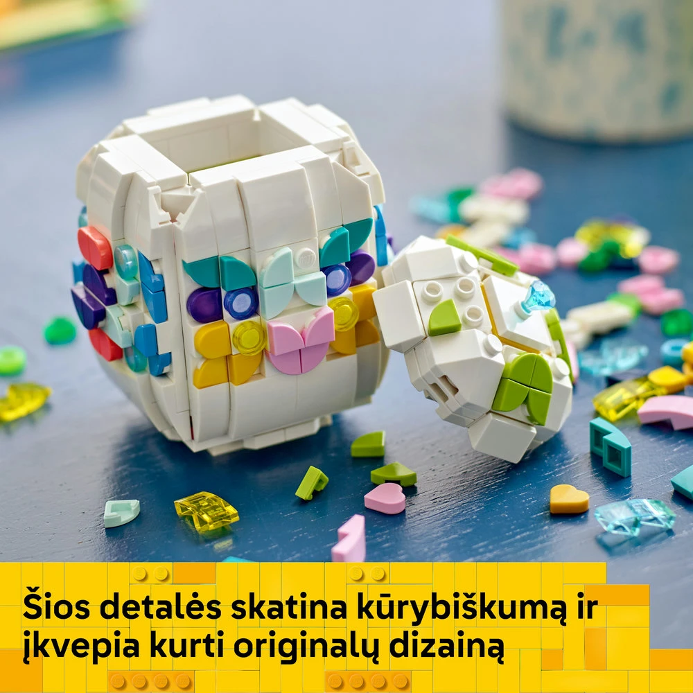 LEGO® dekoratyvinis velykinis kiaušinis Konstravimo rinkinys Pavasariška dovana 40816