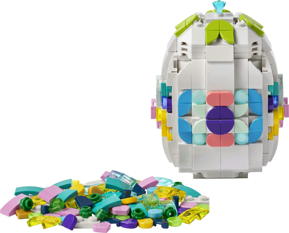LEGO® dekoratyvinis velykinis kiaušinis Konstravimo rinkinys Pavasariška dovana 40816