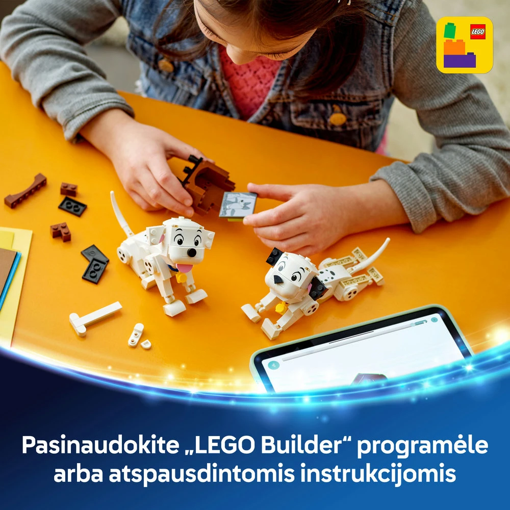 LEGO® Disney „101 dalmatino“ Lucky ir Penny (43271)