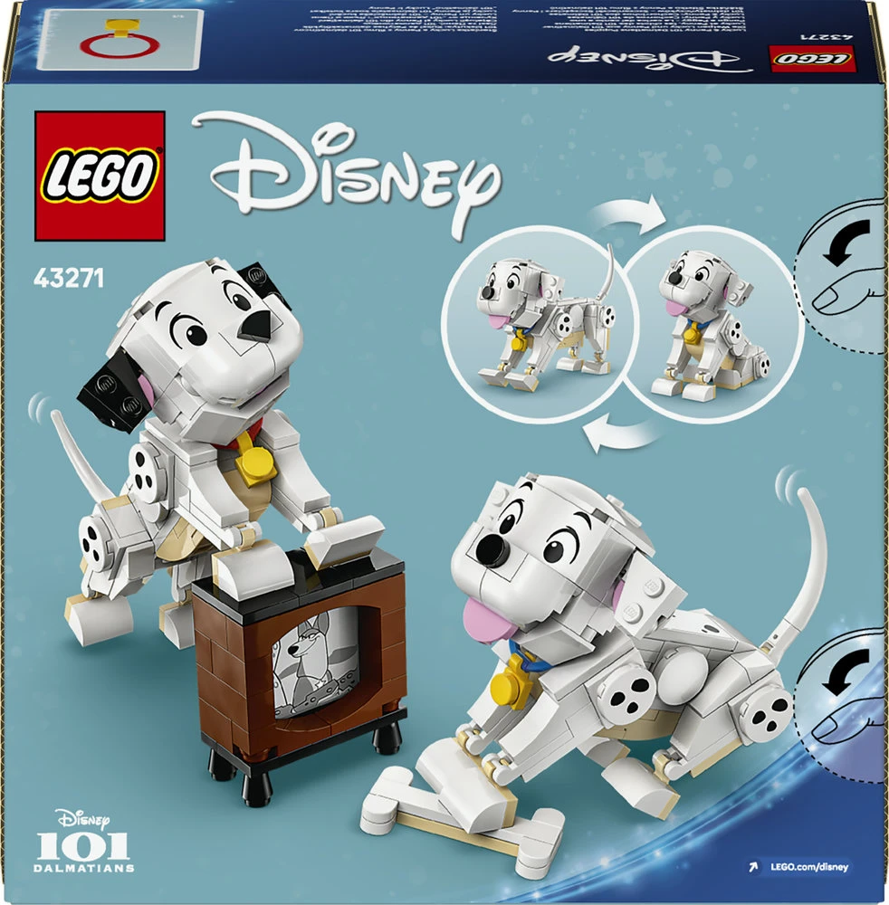 LEGO® Disney „101 dalmatino“ Lucky ir Penny (43271)