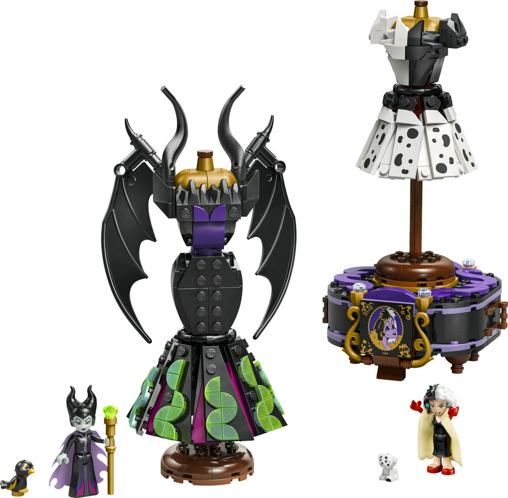 LEGO® Disney Piktadarės ir Kruelos De Vil suknelės (43262)