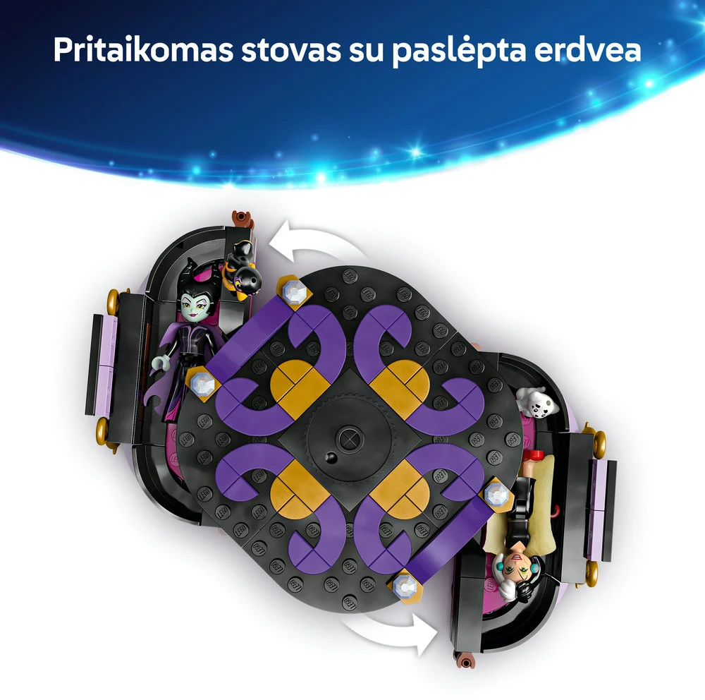 LEGO® Disney Piktadarės ir Kruelos De Vil suknelės (43262)