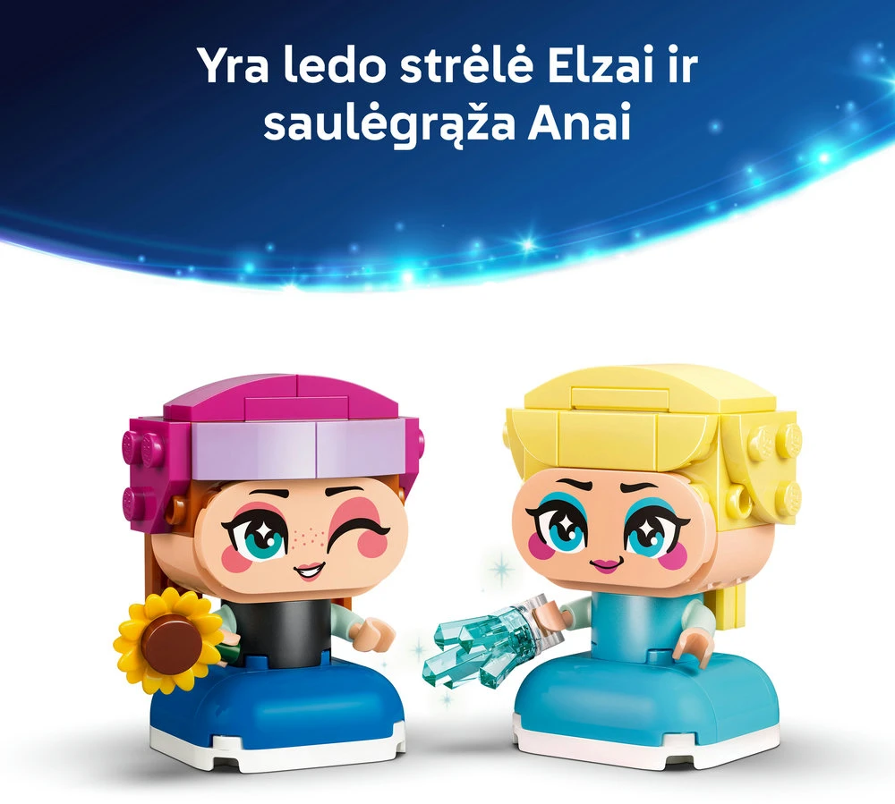 LEGO® ǀ „Disney Frozen“ Mini Anos ir Elzos rinkinys 43284