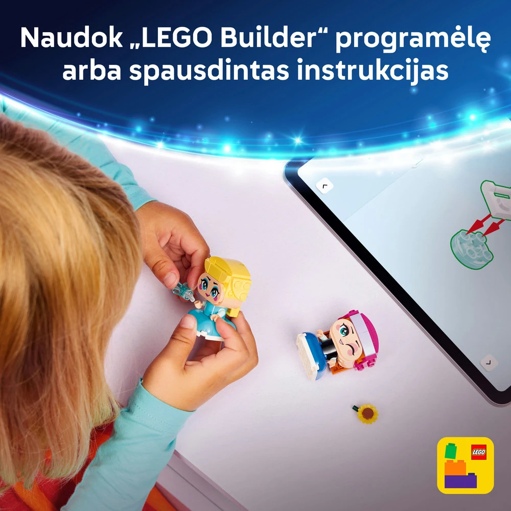 LEGO® ǀ „Disney Frozen“ Mini Anos ir Elzos rinkinys 43284