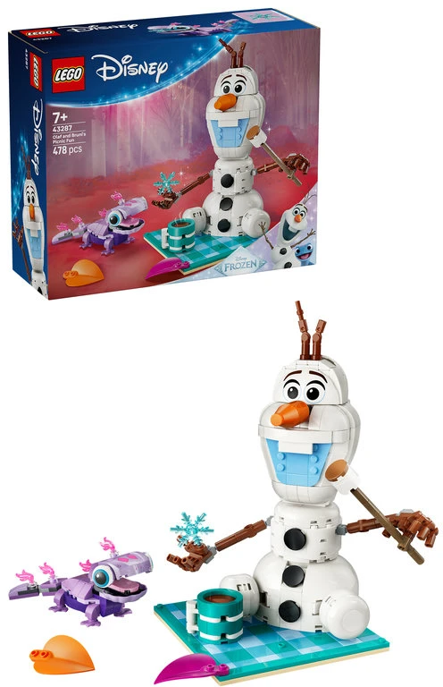 LEGO® ǀ „Disney Frozen“ Smagi Olafo ir Brunio iškyla 43287