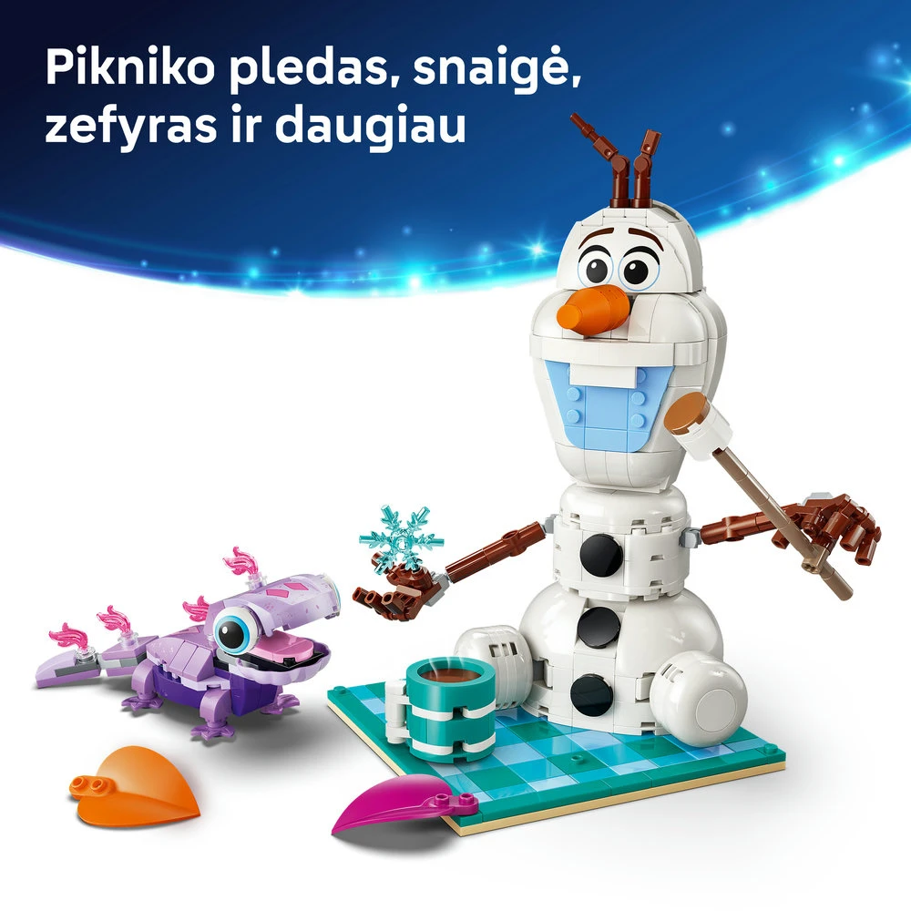 LEGO® ǀ „Disney Frozen“ Smagi Olafo ir Brunio iškyla 43287