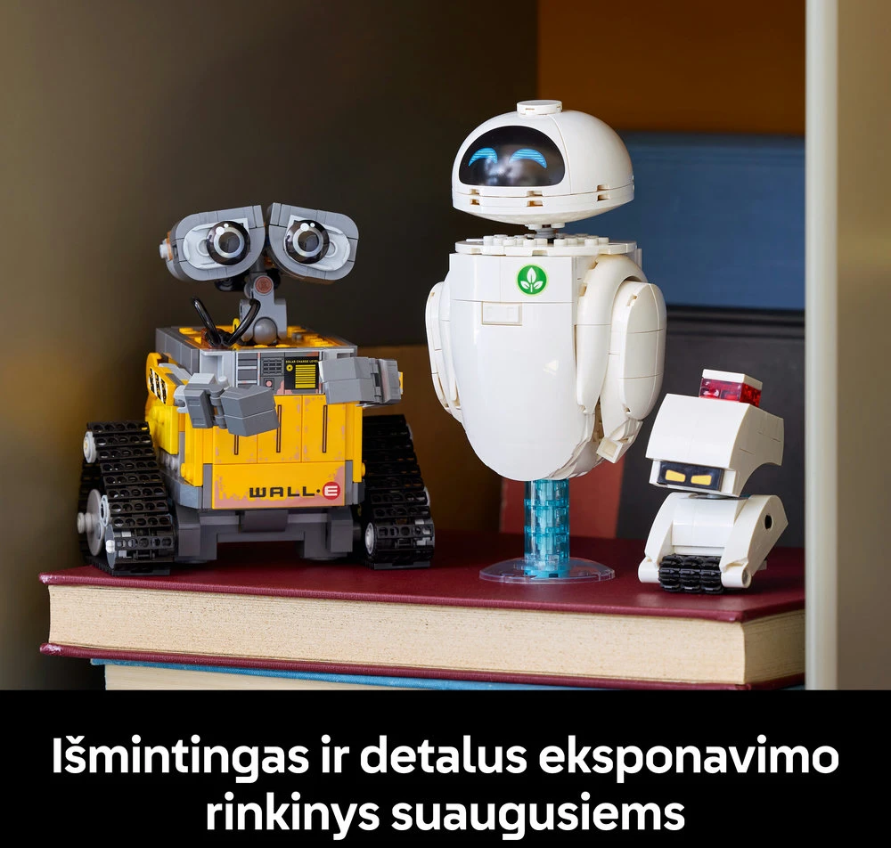 LEGO® ǀ Disney ir Pixar Wall-E ir Eve Filmo rinkinys 43279