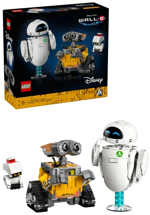 LEGO® ǀ Disney ir Pixar Wall-E ir Eve Filmo rinkinys 43279