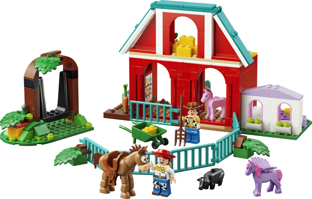 LEGO® ǀ Disney ir Pixar Žaislų istorija 5 Žybsnio žirgų ranča 43304