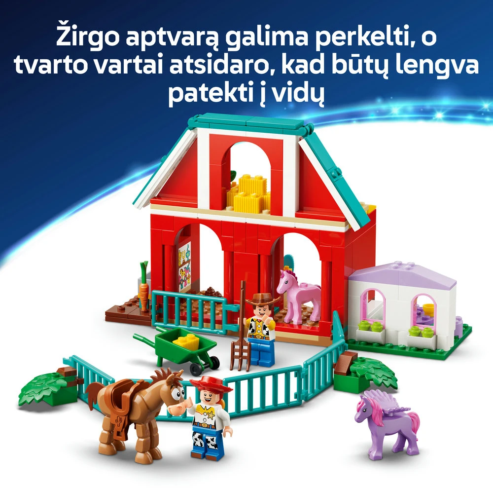 LEGO® ǀ Disney ir Pixar Žaislų istorija 5 Žybsnio žirgų ranča 43304
