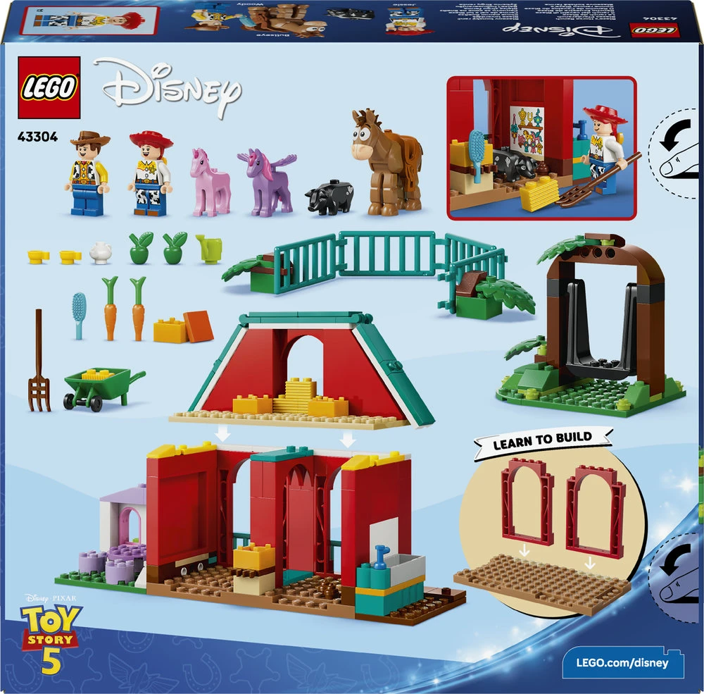 LEGO® ǀ Disney ir Pixar Žaislų istorija 5 Žybsnio žirgų ranča 43304