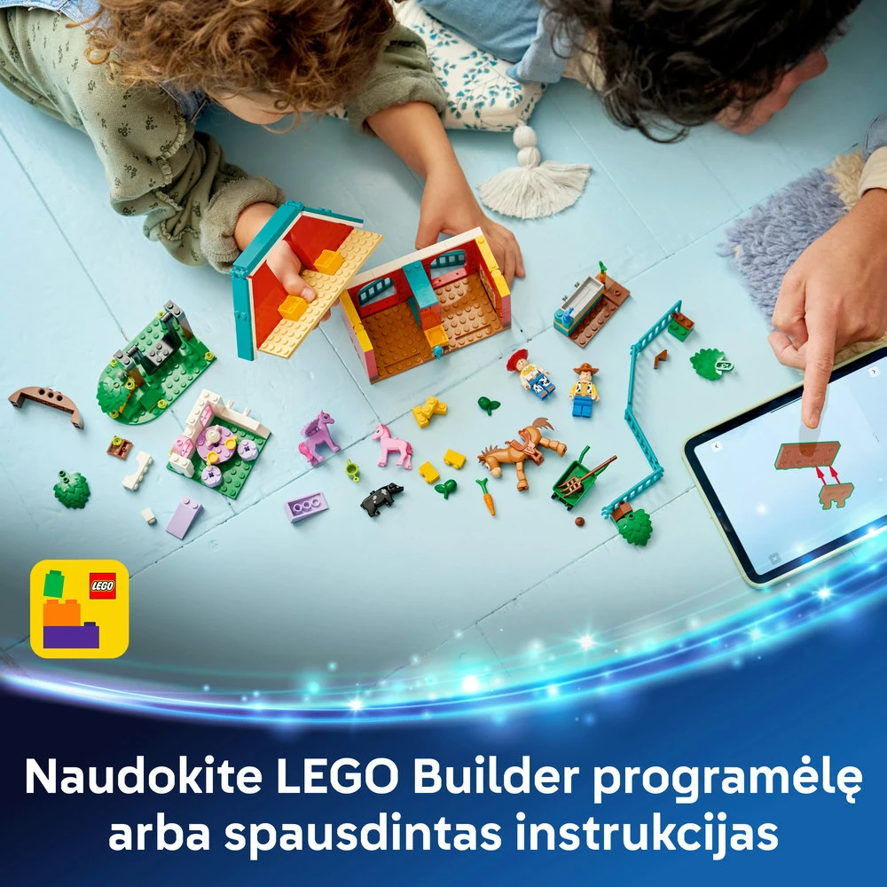 LEGO® ǀ Disney ir Pixar Žaislų istorija 5 Žybsnio žirgų ranča 43304