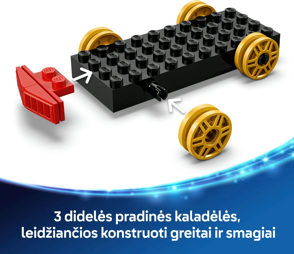 LEGO® ǀ Disney ir Pixar „Žaislų istorijos“ šventinis traukinys ir RC automobilis 43264