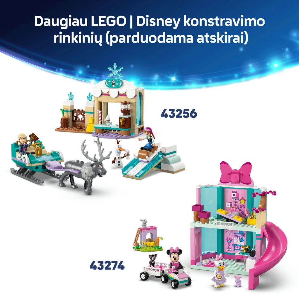 LEGO® ǀ Disney ir Pixar „Žaislų istorijos“ šventinis traukinys ir RC automobilis 43264