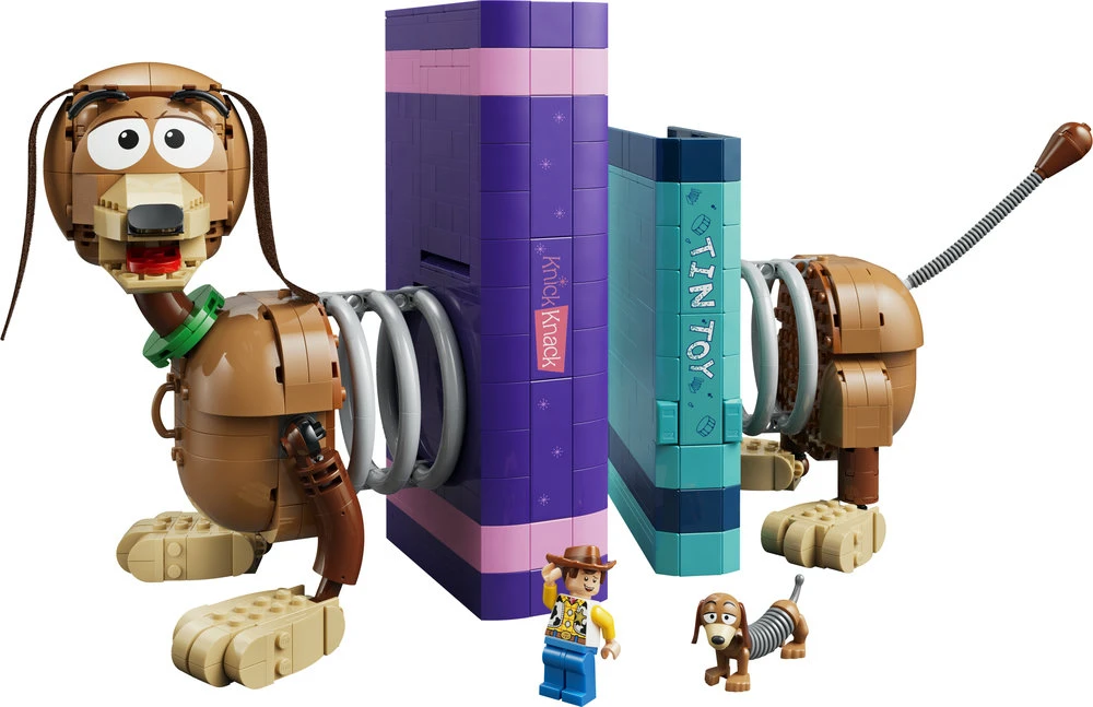 LEGO® ǀ Disney ir Pixar „Žaislų istorijos“ šuniuko Slinkio knygų atramos 43301