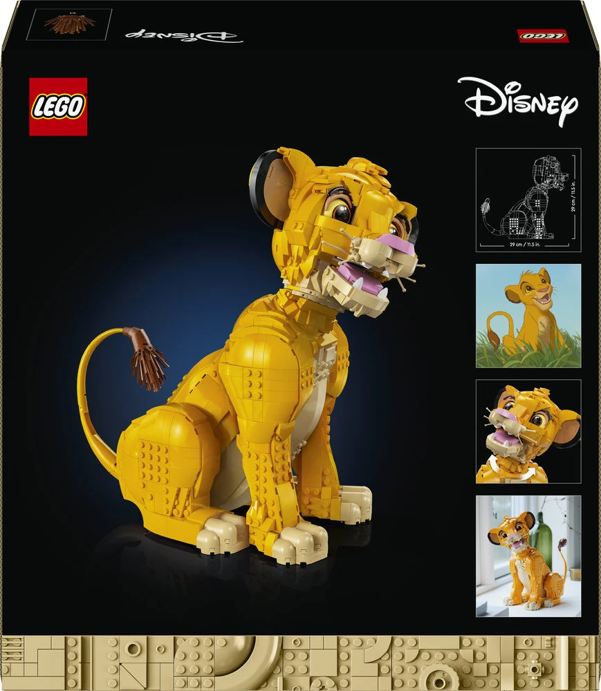 LEGO® ǀ Disney Jaunasis liūtas karalius Simba Rinkinys 43247