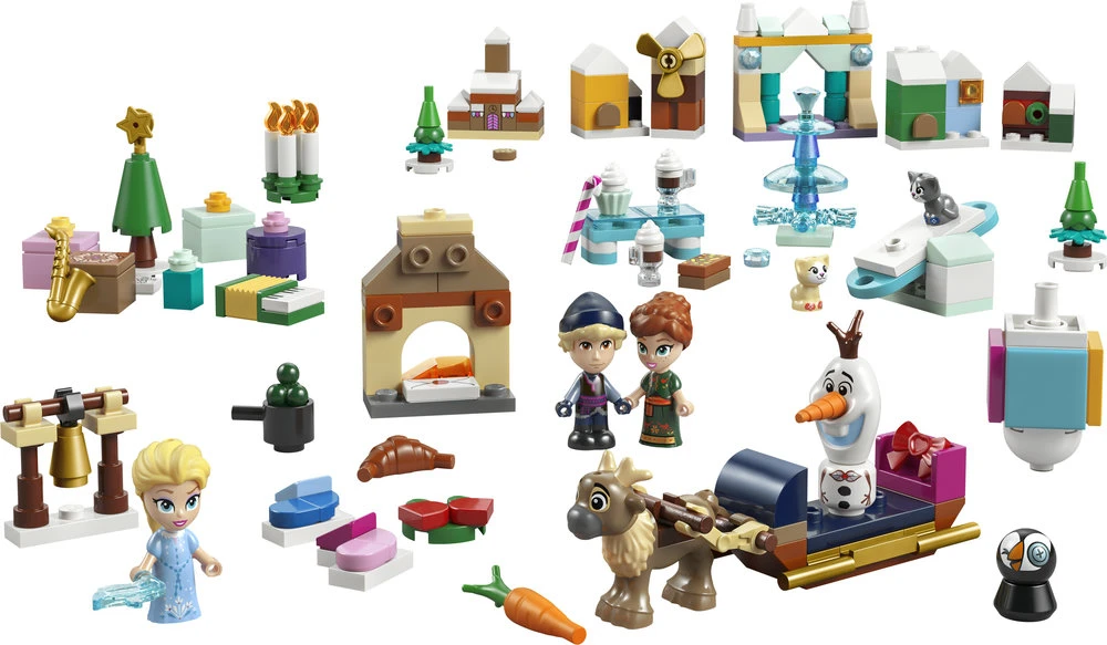 LEGO® ǀ Disney „Ledo šalies“ 2025 metų advento kalendorius (43273)