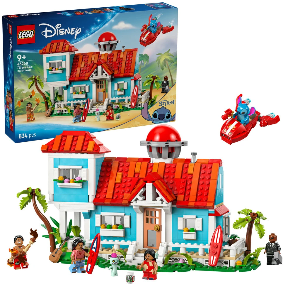 LEGO® Disney Lilo ir Stičo paplūdimio namelis (43268)