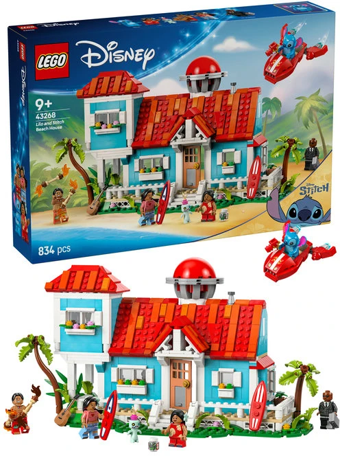 LEGO® Disney Lilo ir Stičo paplūdimio namelis (43268)
