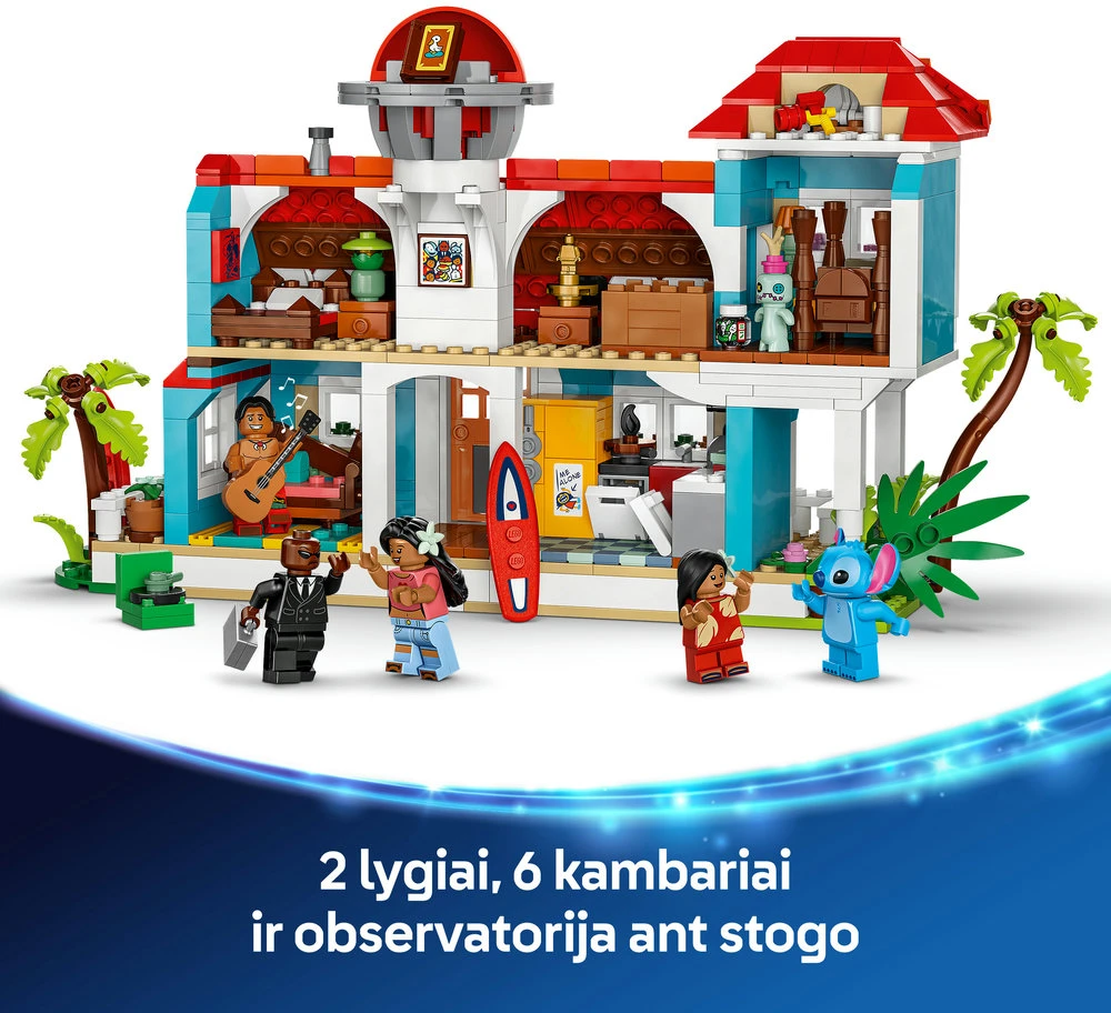 LEGO® Disney Lilo ir Stičo paplūdimio namelis (43268)