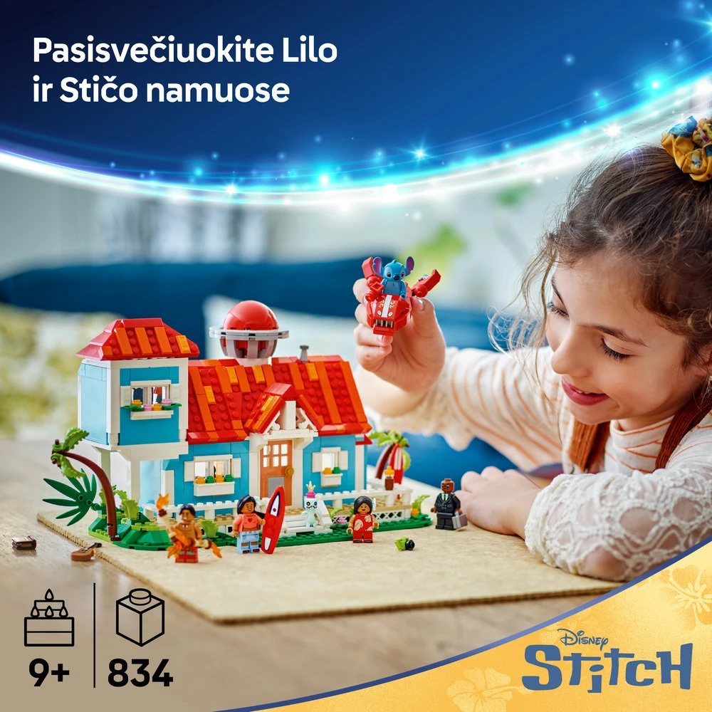 LEGO® Disney Lilo ir Stičo paplūdimio namelis (43268)