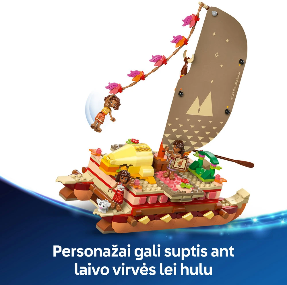LEGO® Disney Princess Moanos nuotykių kanoja (43270)
