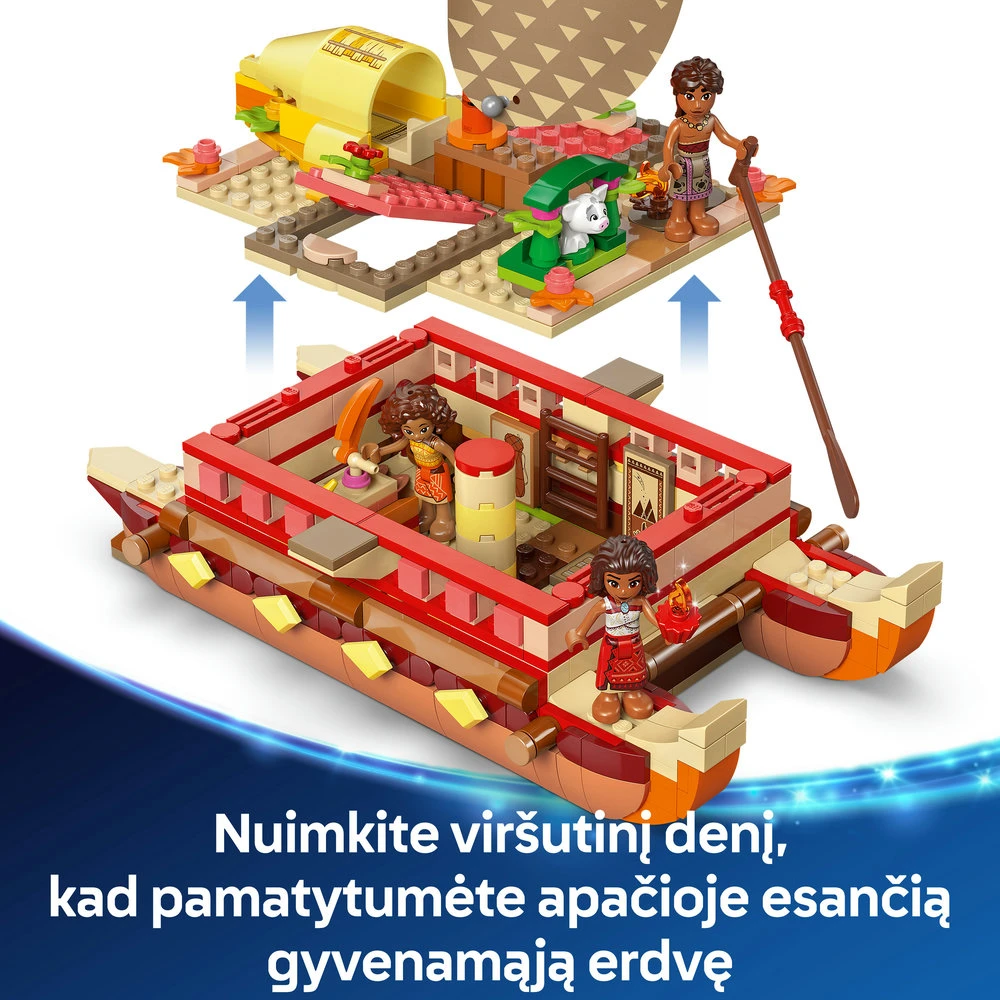 LEGO® Disney Princess Moanos nuotykių kanoja (43270)