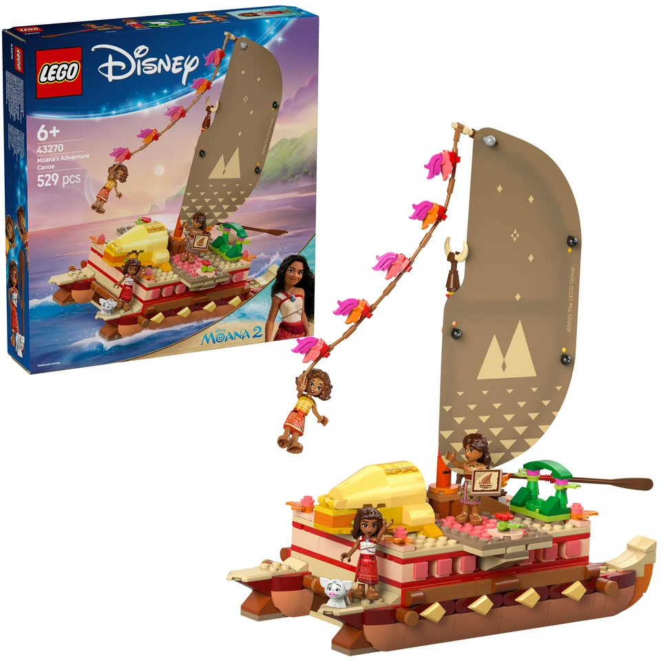 LEGO® Disney Princess Moanos nuotykių kanoja (43270)