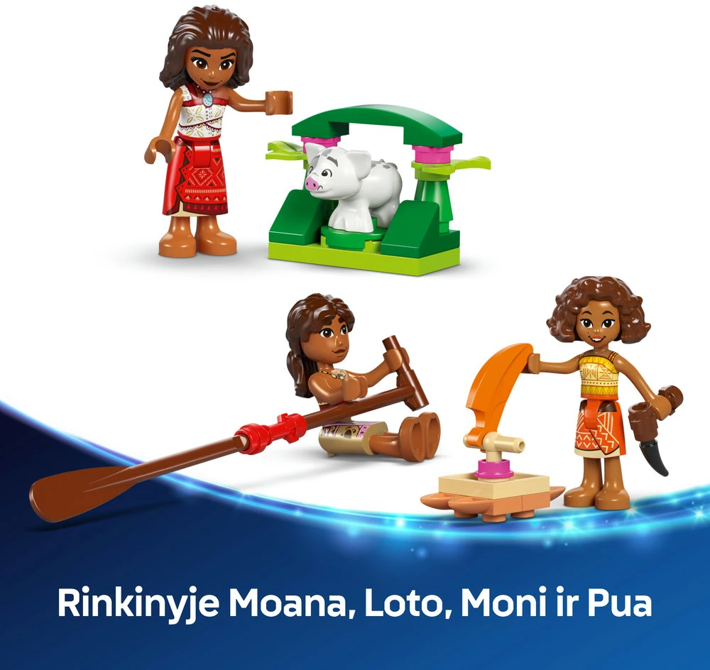 LEGO® Disney Princess Moanos nuotykių kanoja (43270)