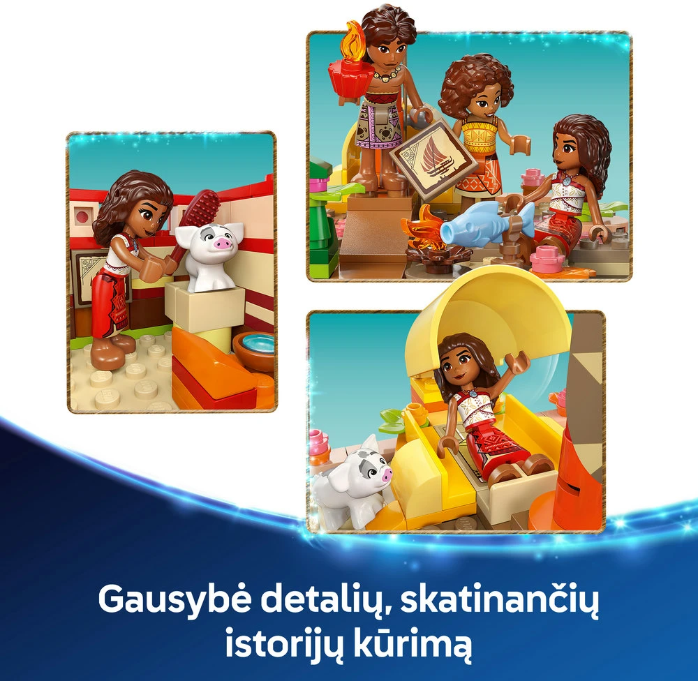 LEGO® Disney Princess Moanos nuotykių kanoja (43270)