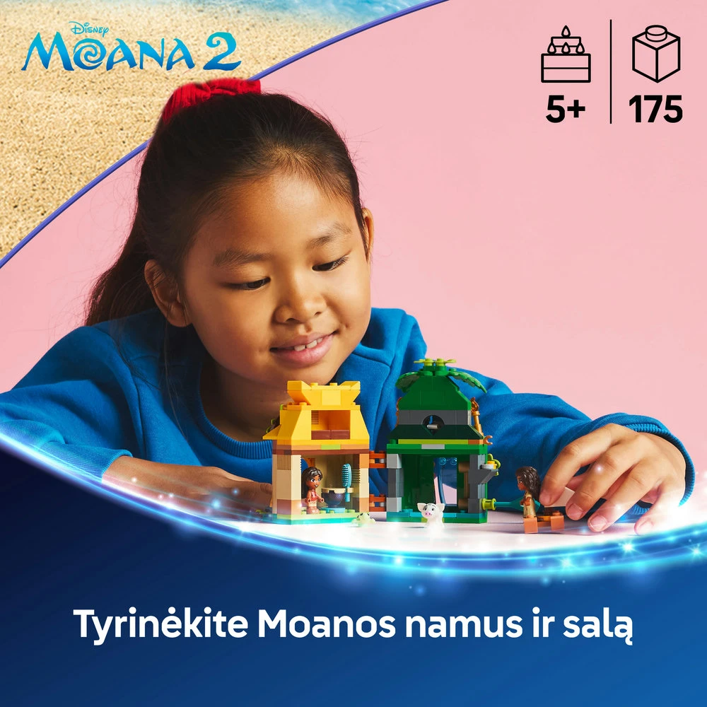 LEGO® Disney Princess Moanos pramogos saloje (43260)