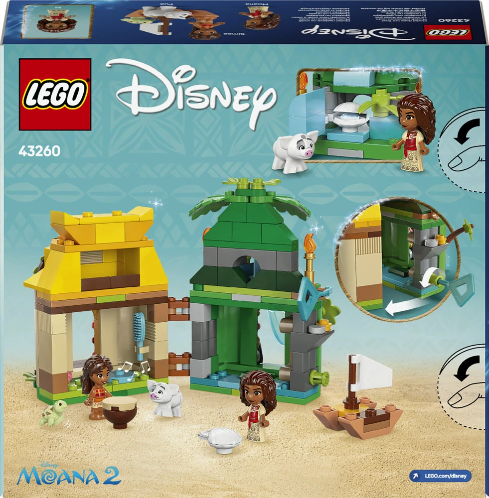 LEGO® Disney Princess Moanos pramogos saloje (43260)