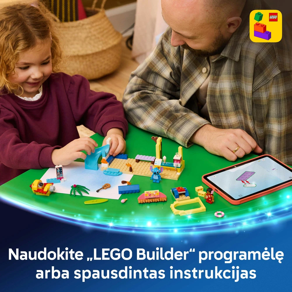 LEGO® ǀ Disney Paplūdimio pramogos su Lilo ir Stiču 43280