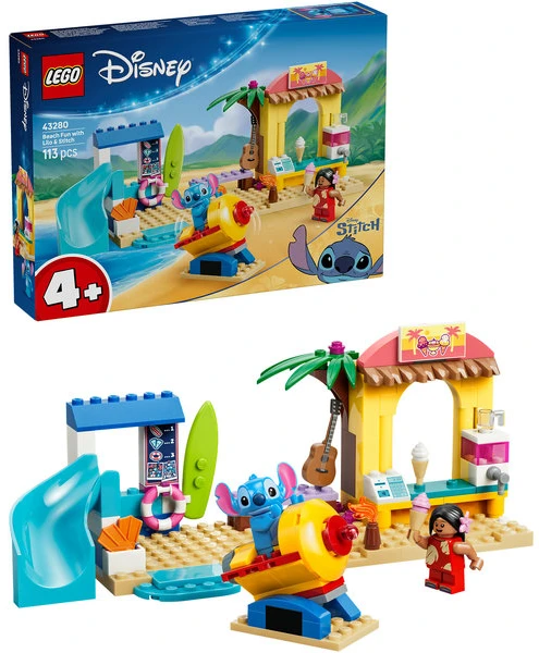 LEGO® ǀ Disney Paplūdimio pramogos su Lilo ir Stiču 43280