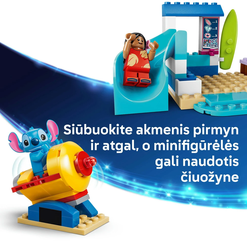 LEGO® ǀ Disney Paplūdimio pramogos su Lilo ir Stiču 43280
