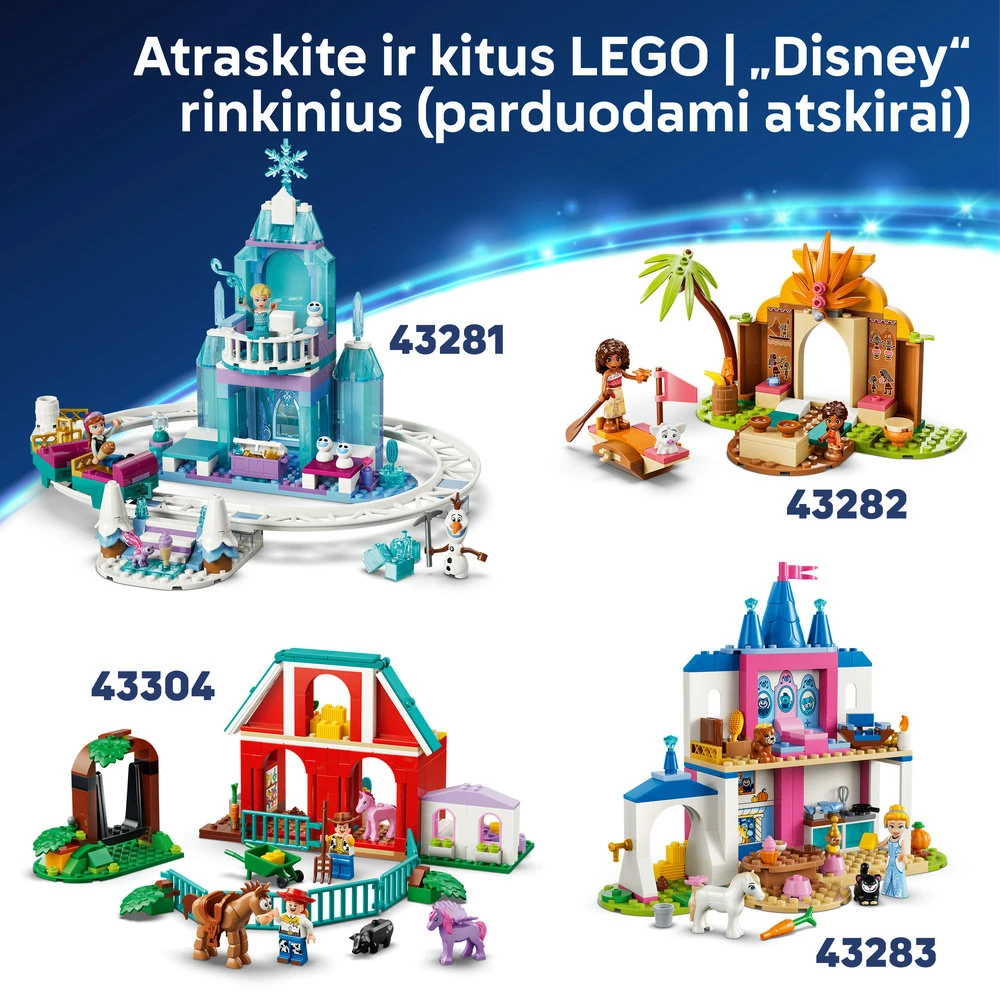 LEGO® ǀ Disney Paplūdimio pramogos su Lilo ir Stiču 43280