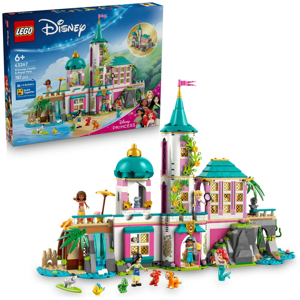 LEGO® ǀ Disney Princesės pilis ir karališkieji augintiniai 43267