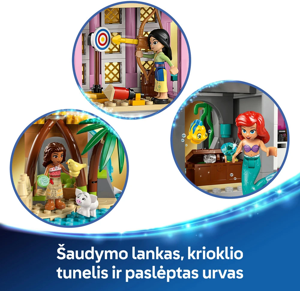 LEGO® ǀ Disney Princesės pilis ir karališkieji augintiniai 43267