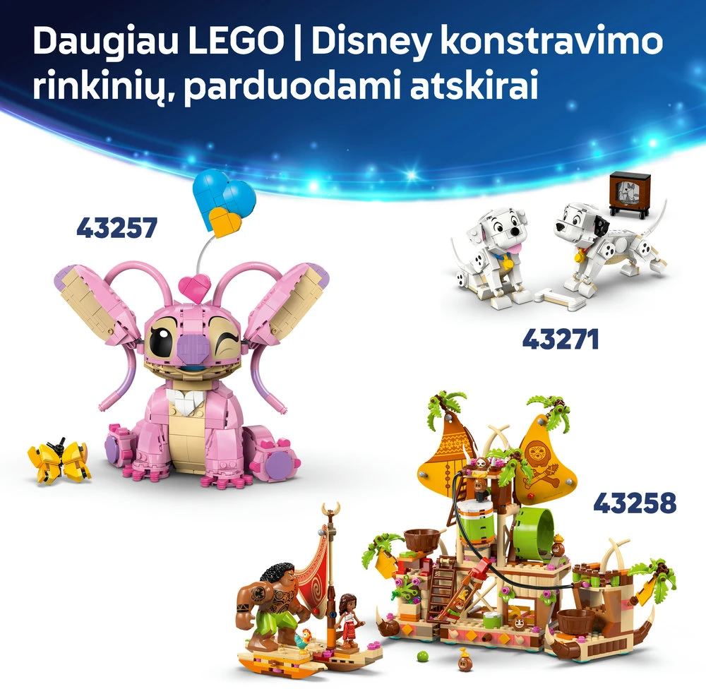 LEGO® ǀ Disney Princesės pilis ir karališkieji augintiniai 43267