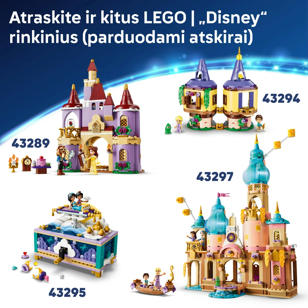 LEGO® ǀ Disney Princess Arielės karališkųjų vestuvių valtis 43299