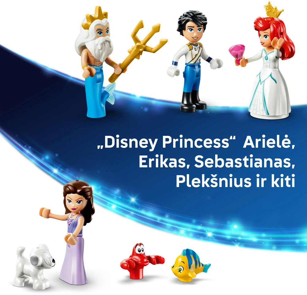 LEGO® ǀ Disney Princess Arielės karališkųjų vestuvių valtis 43299