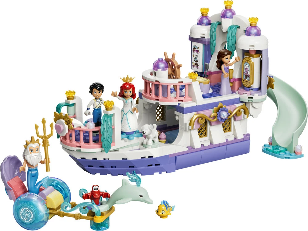 LEGO® ǀ Disney Princess Arielės karališkųjų vestuvių valtis 43299