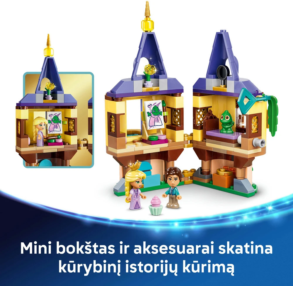 LEGO® ǀ Disney Princess Auksaplaukės minibokštas 43294