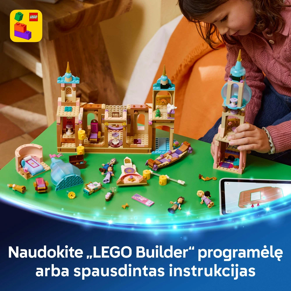 LEGO® ǀ Disney Princess Auksaplaukės pilis Rinkinys 43297