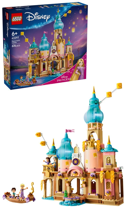 LEGO® ǀ Disney Princess Auksaplaukės pilis Rinkinys 43297