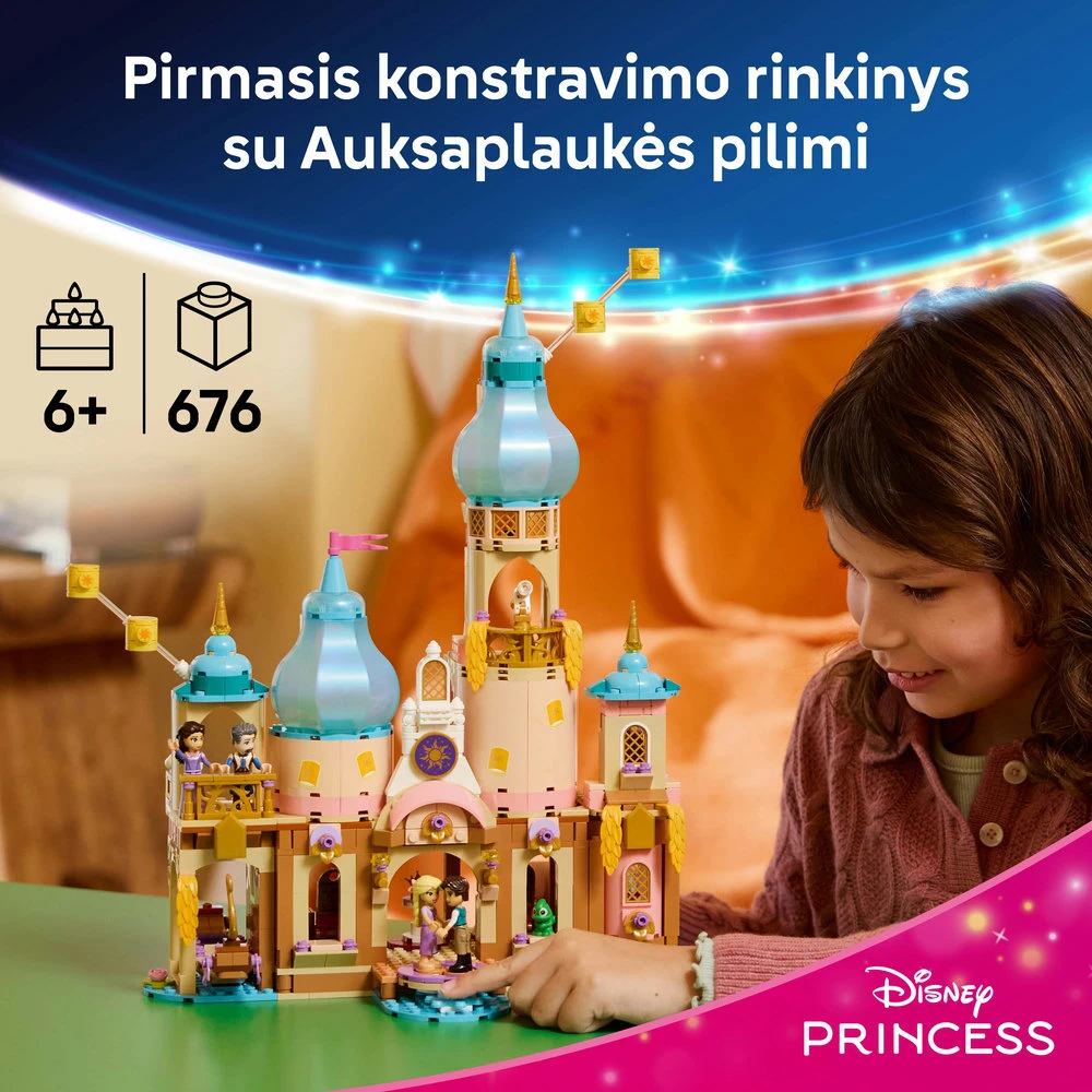 LEGO® ǀ Disney Princess Auksaplaukės pilis Rinkinys 43297