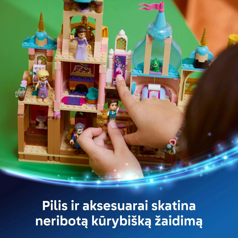 LEGO® ǀ Disney Princess Auksaplaukės pilis Rinkinys 43297