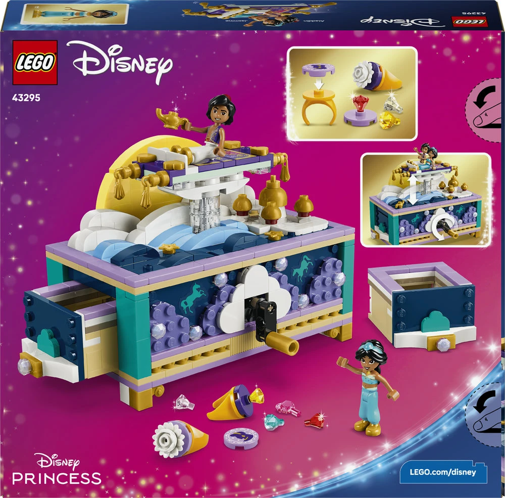 LEGO® ǀ Disney Princess Džasminos papuošalų dėžutė 43295